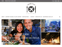 Tablet Screenshot of chasingaplate.com